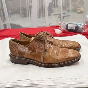 Mezlan Tan Leather Oxfords